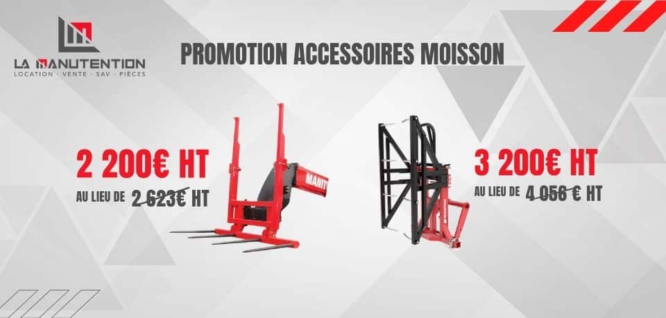 Promotions accessoires moisson 2025