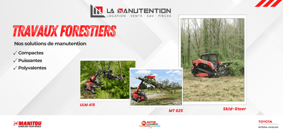 Manitou compact - travaux forestiers