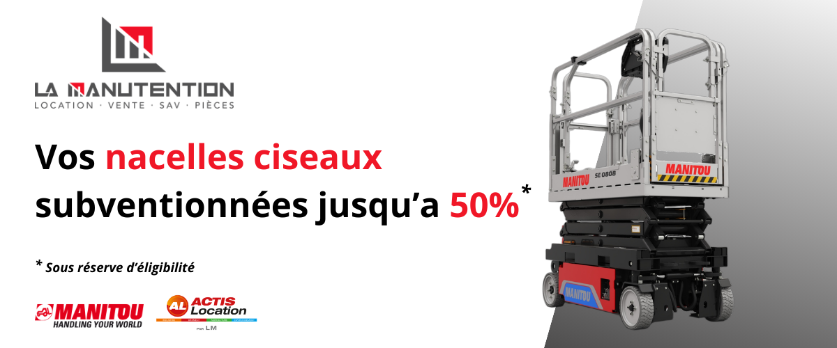 Subvention Prévention Chutes nacelle ciseaux