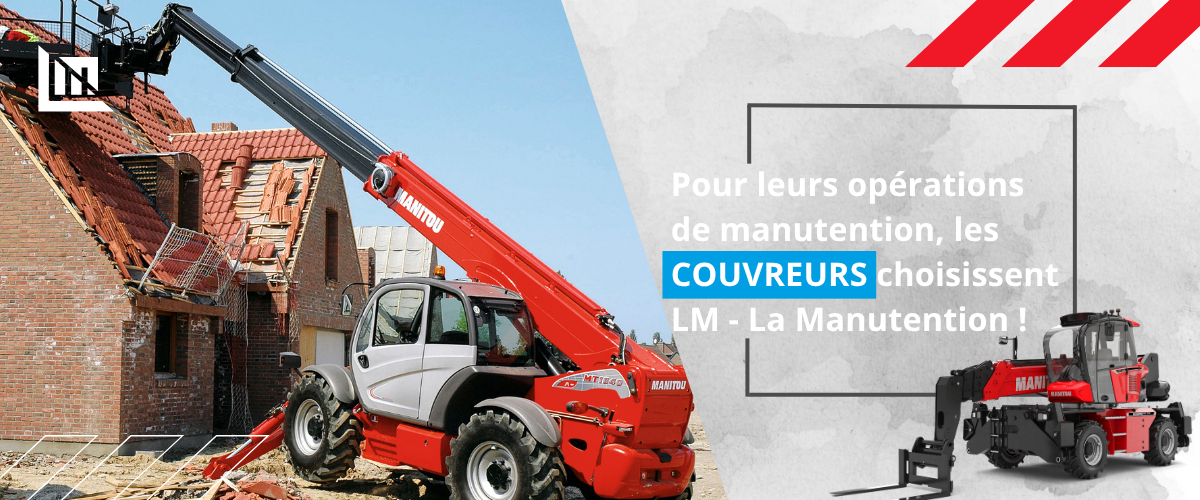 télescopique couvreur Manitou