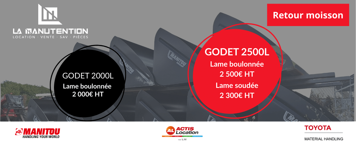 Promo Godet retour Moisson